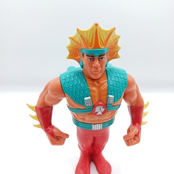 Vintage 1991 WWF WWE Hasbro Series 4 Ricky The Dragon Steamboat Action Figure - Picture 5 of 7